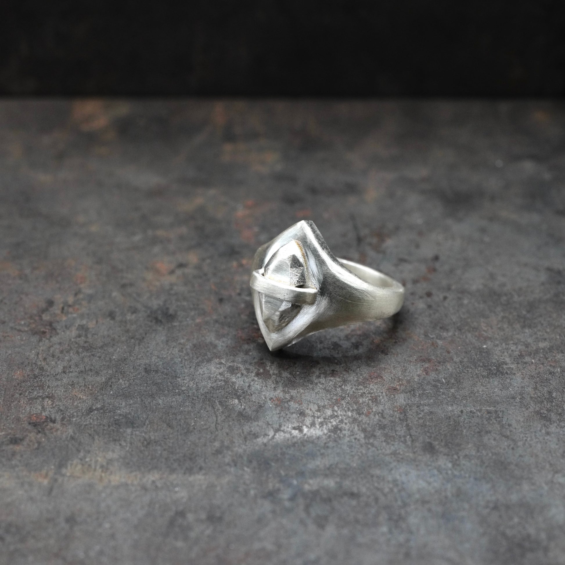 SilverDiamond II - [MarquiseCut Ring]
