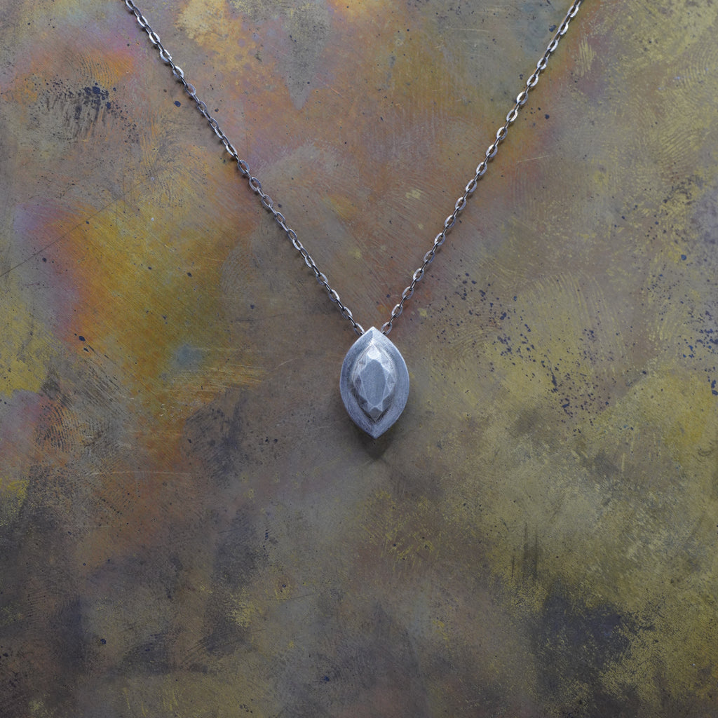 SilverDiamond - [Marquise, Necklace]