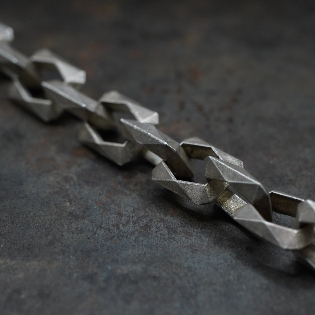 Links Bracelet- [M-EmeraldCut, Bracelet]