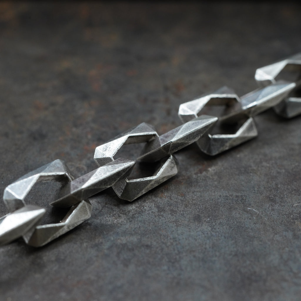 Links Bracelet- [L-EmeraldCut, Bracelet]