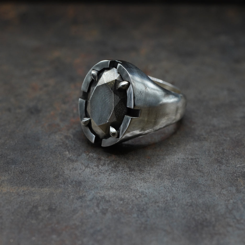 Signet RingII- [Oval, SV , Ring]
