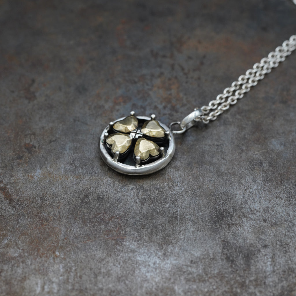 HeartClover - [Heart,SV+BS, Necklace]
