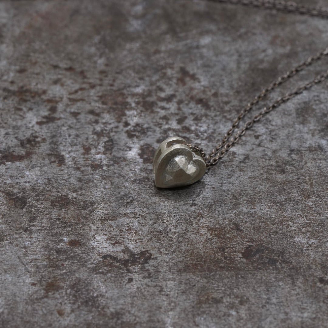 SilverDiamond - [HeartCut, Necklace]