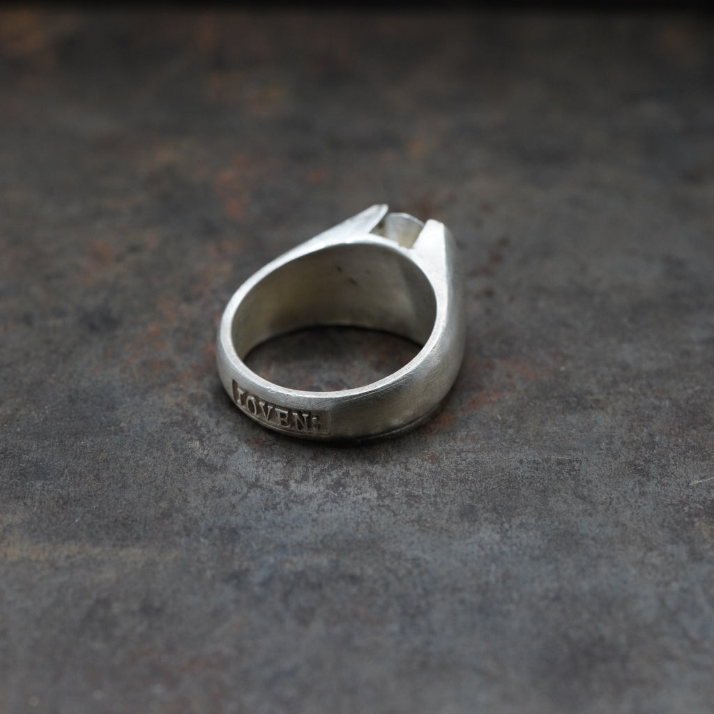 Signet Ring- [Oval, OX/SV , Ring]