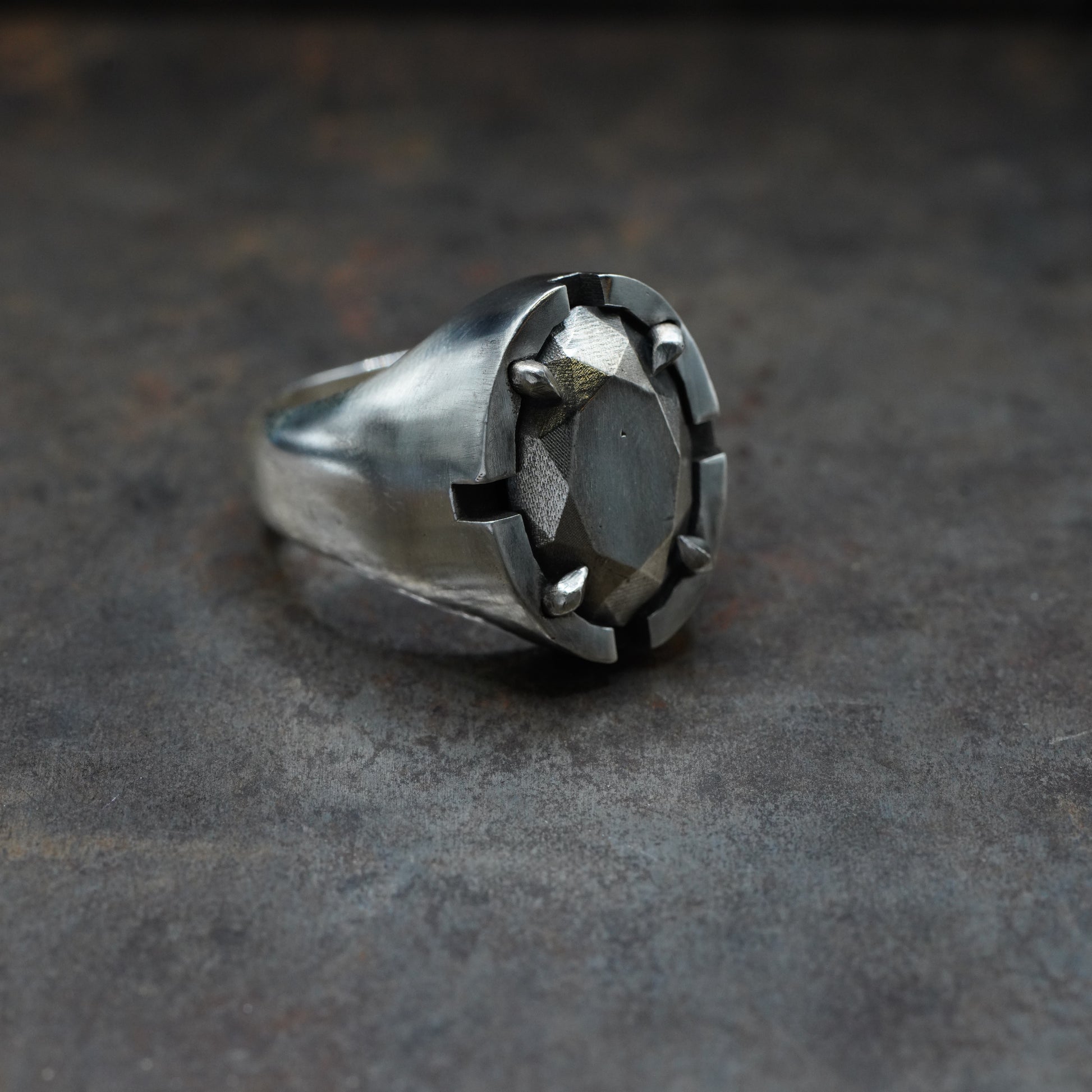 Signet RingII- [Oval, SV , Ring]