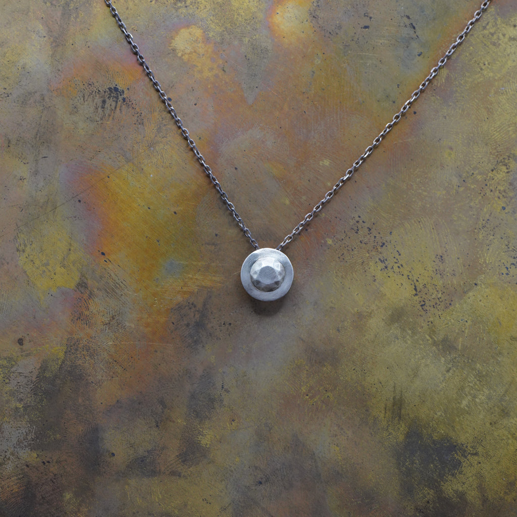 SilverDiamond - [BrilliantRound, Necklace]