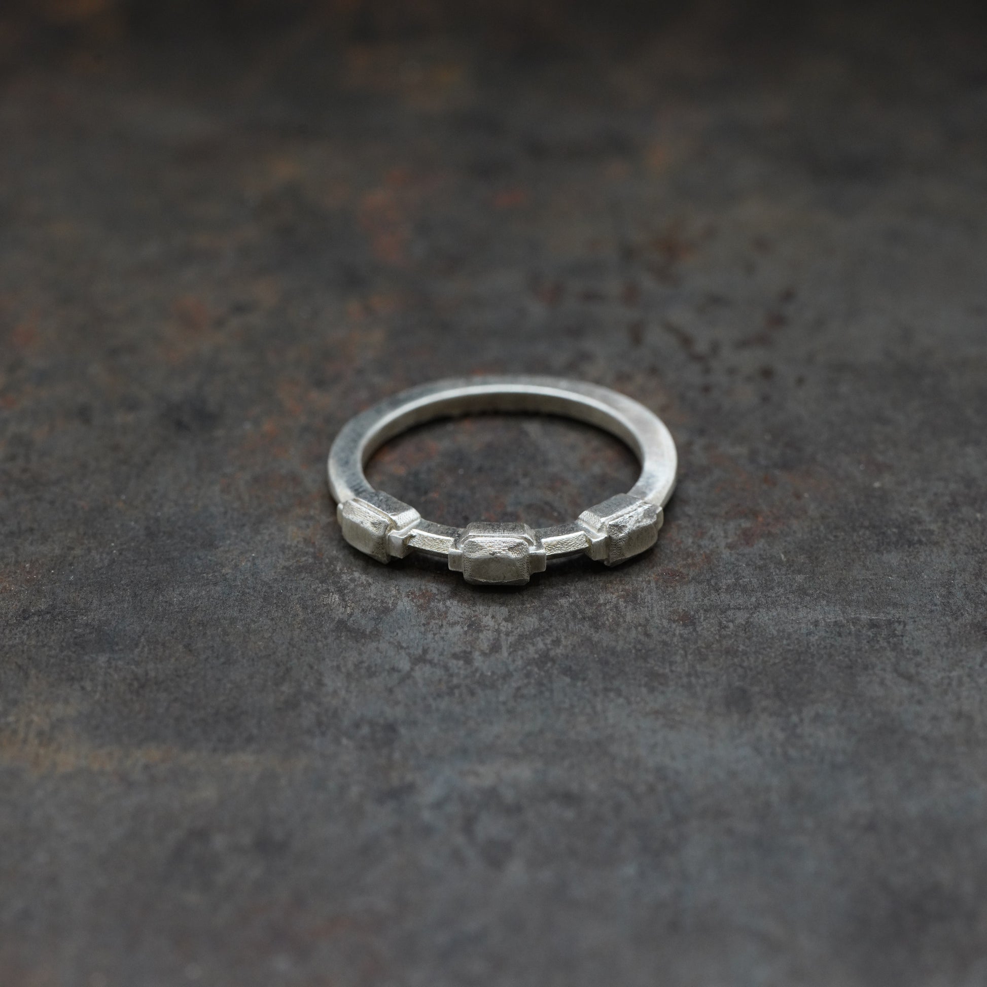 Stackable - [EmaraldCut, 3-Stone , Ring]