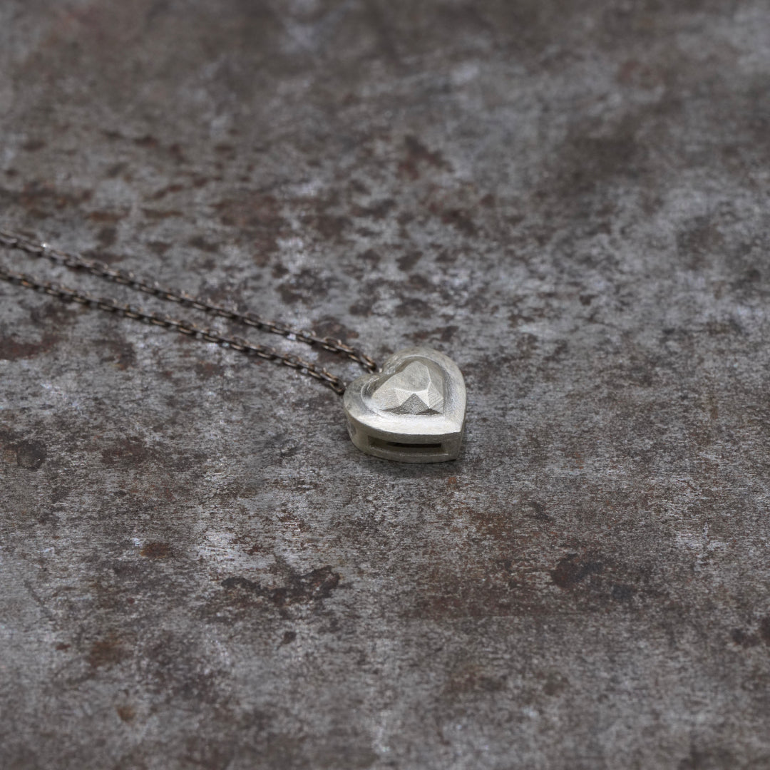 SilverDiamond - [HeartCut, Necklace]