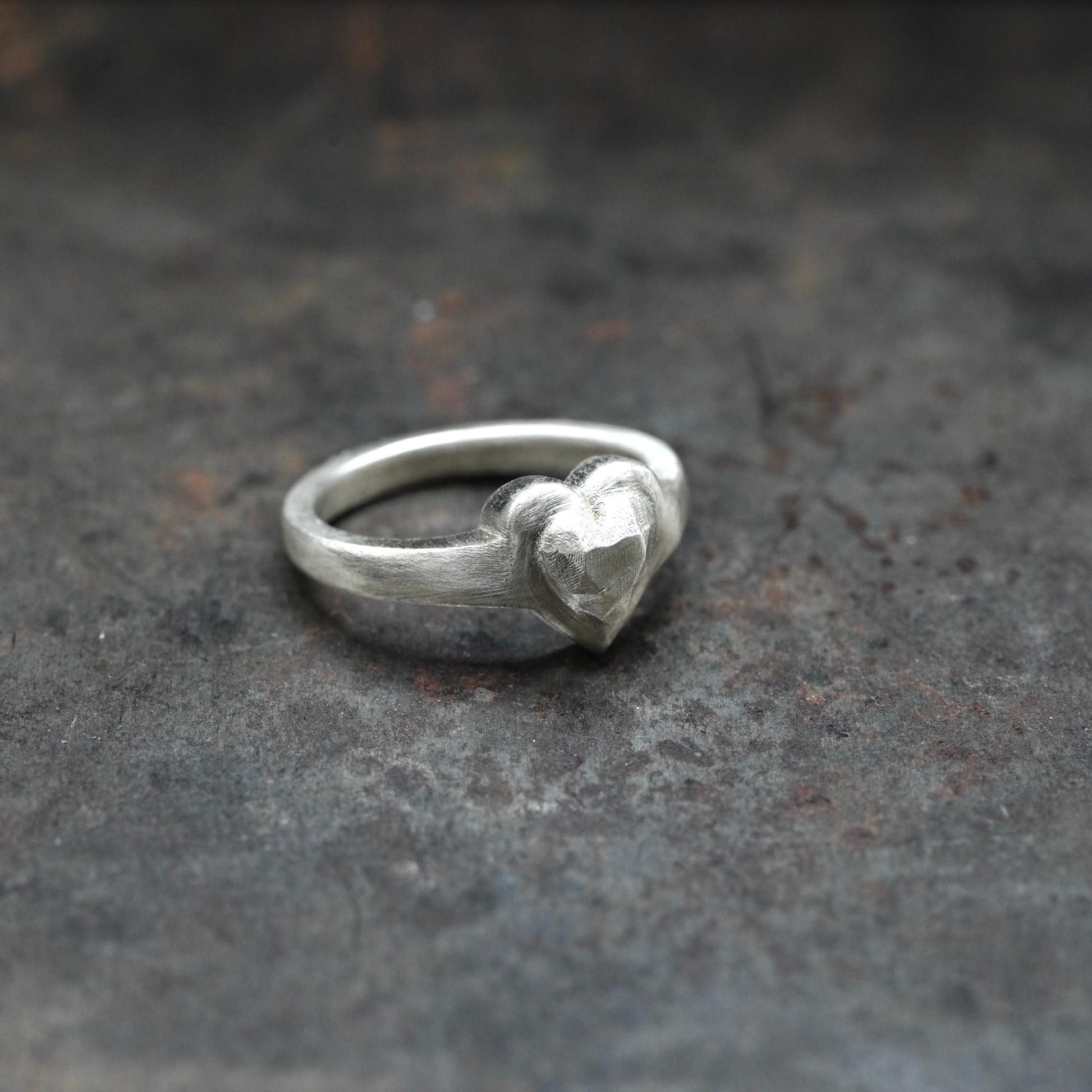 SilverDiamond - [HeartCut, Ring]