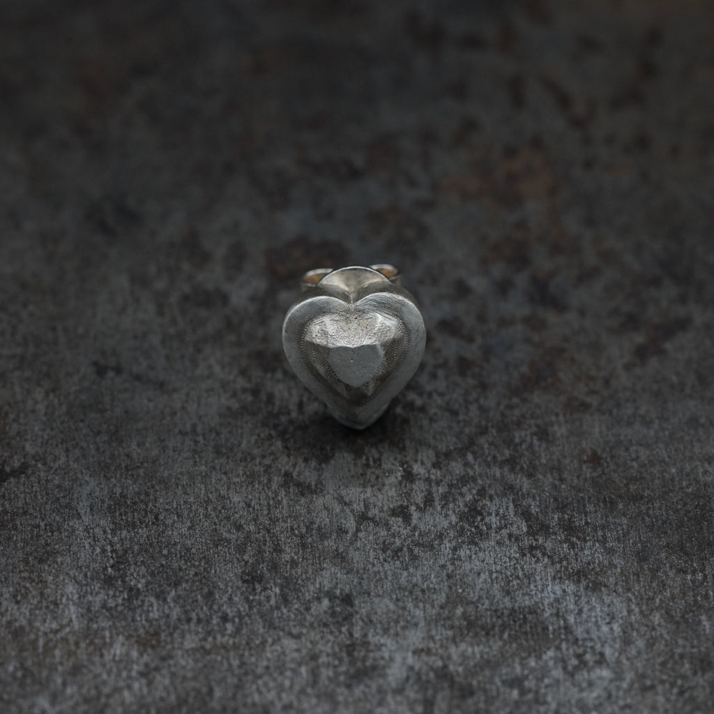 SilverDiamond - [HeartCut, Earring]