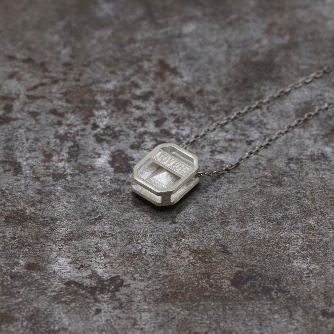 SilverDiamond - [Emerald, Necklace]