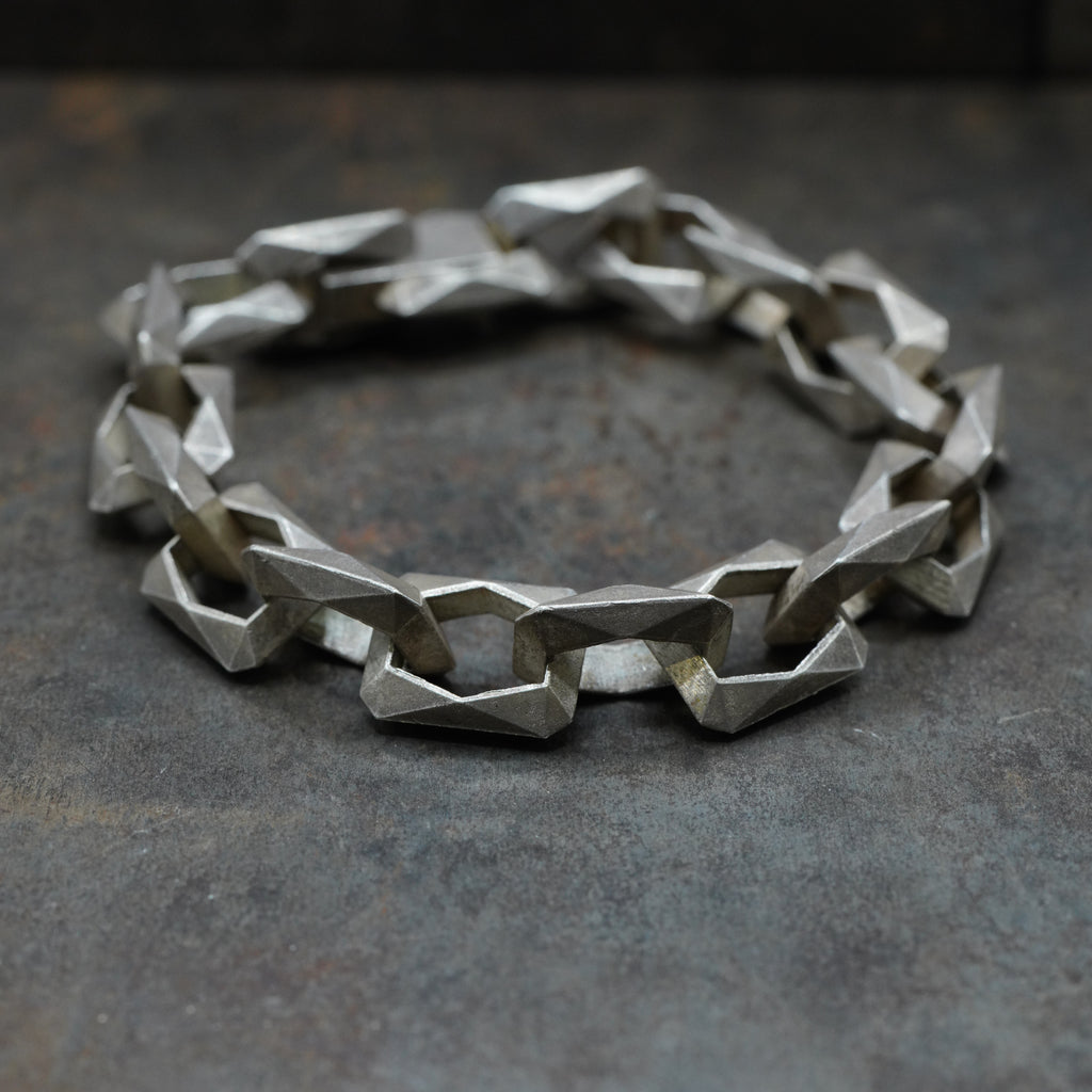 Links Bracelet- [M-EmeraldCut, Bracelet]