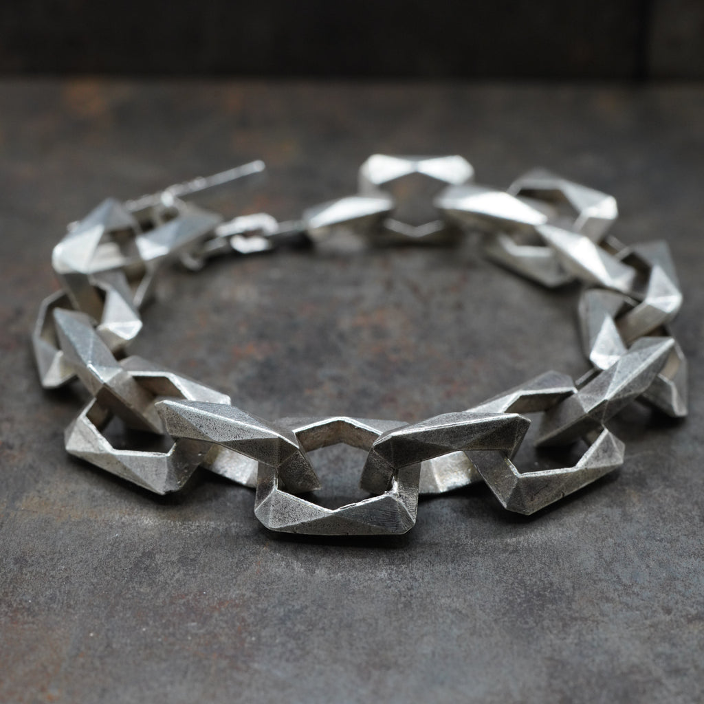 Links Bracelet- [L-EmeraldCut, Bracelet]