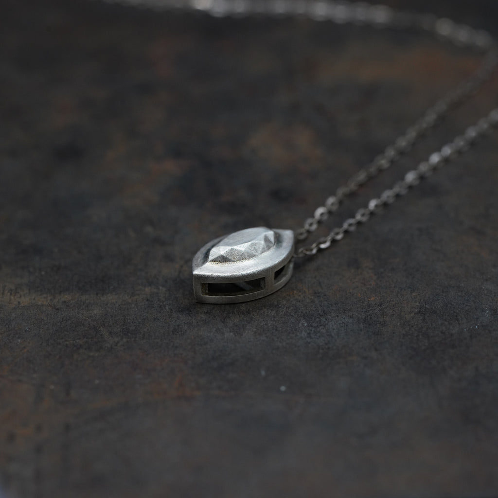 SilverDiamond - [Marquise, Necklace]