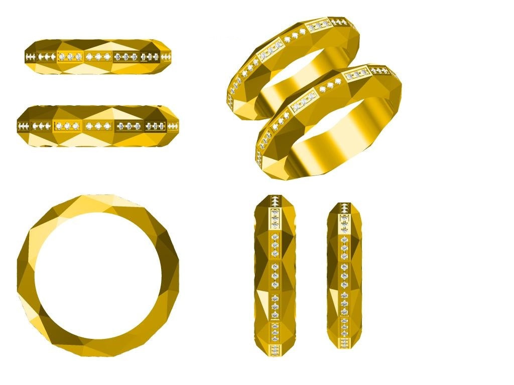 Couple BR- [BrilliantRound, 18kDIA, Ring]