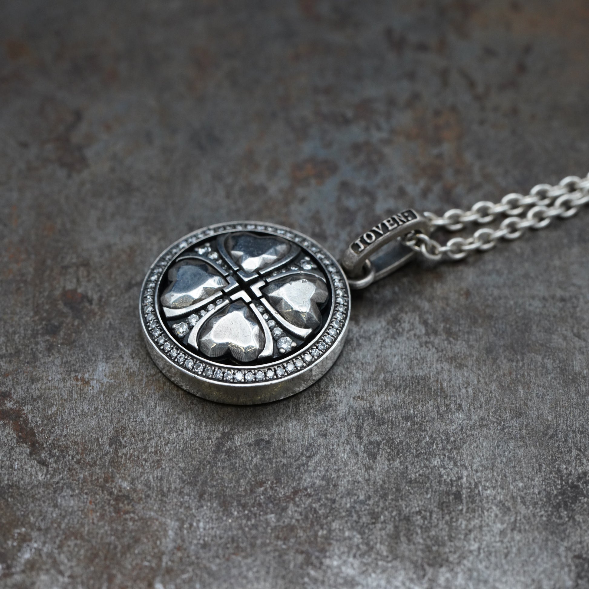 HeartClover - [23mmMv-HT, SV+DA Necklace]