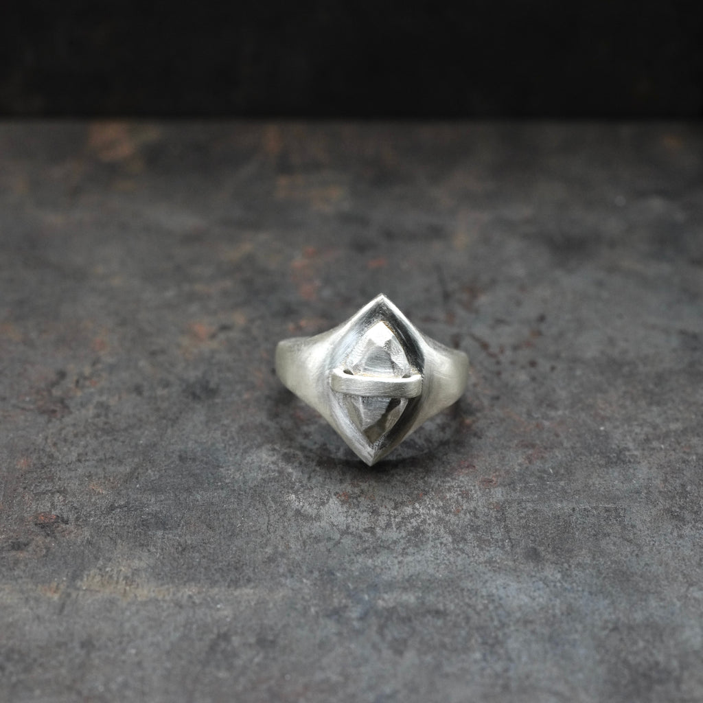 SilverDiamond II - [MarquiseCut Ring]
