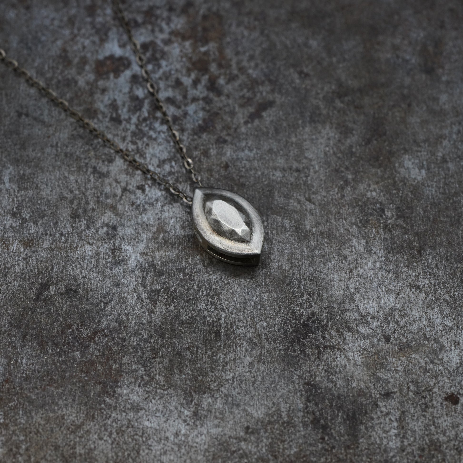 SilverDiamond - [Marquise, Necklace]