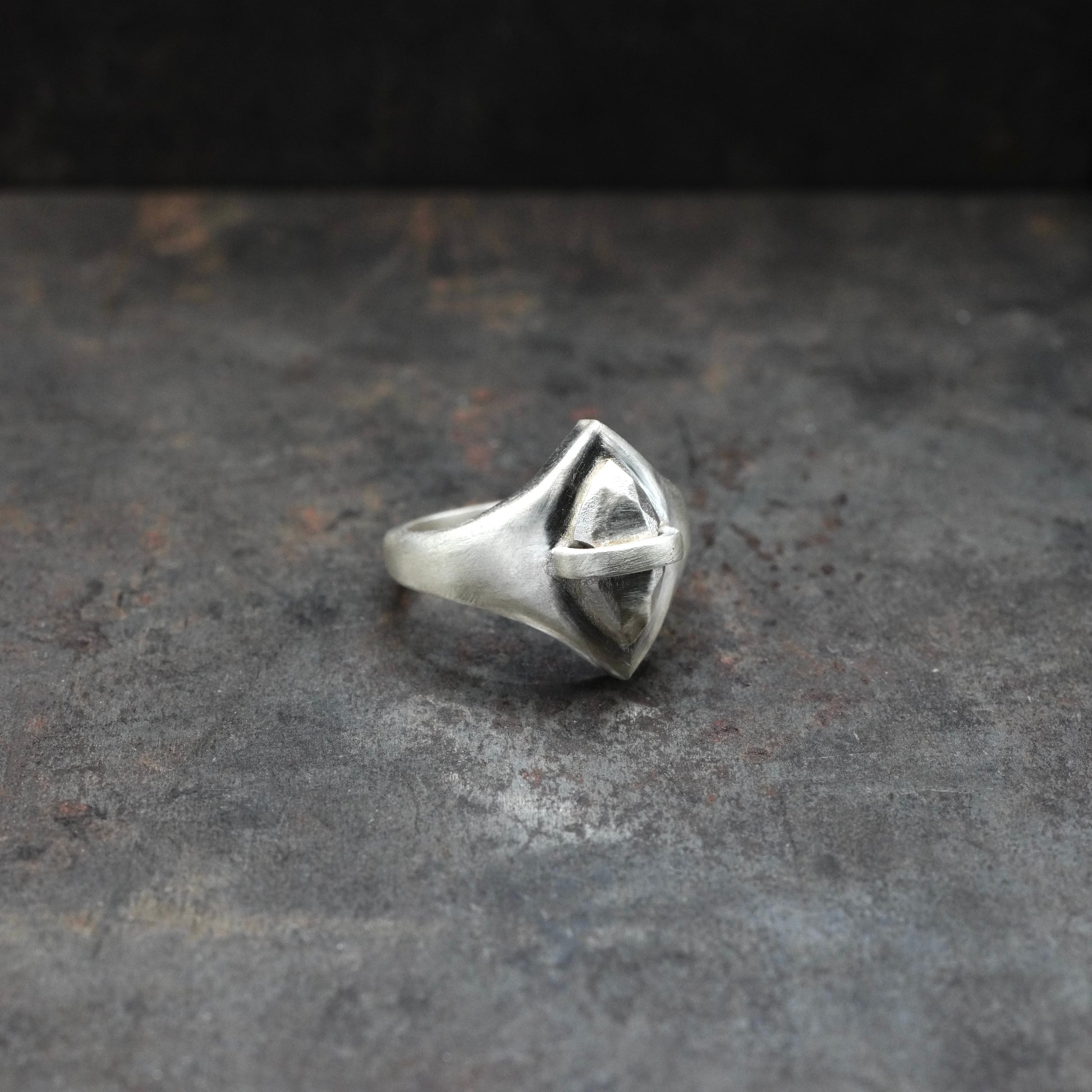 SilverDiamond II - [MarquiseCut Ring]