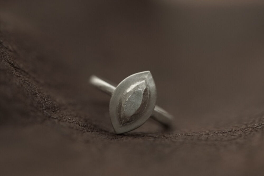 SilverDiamond - [Marquise, Ring]