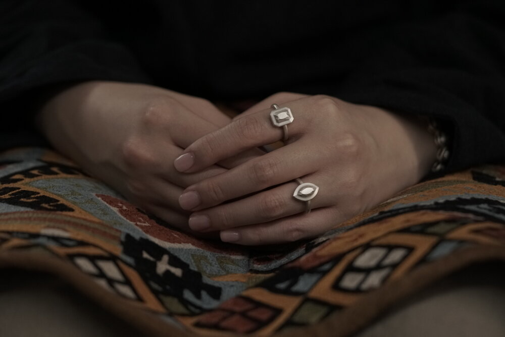 SilverDiamond - [Marquise, Ring]