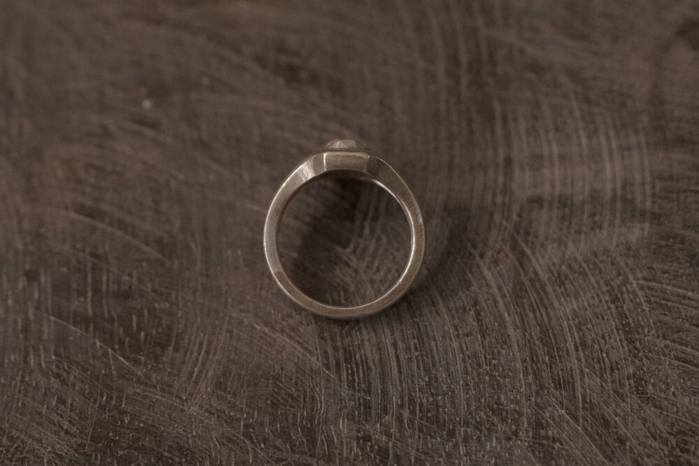 SilverDiamond - [Oval , Ring]